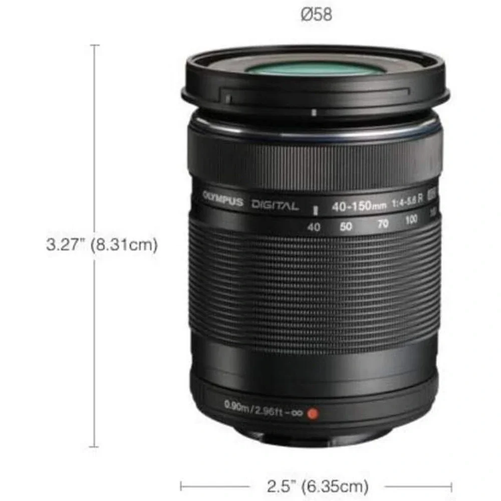 OM SYSTEM M.Zuiko Digital ED 40-150mm f4-5.6 R Lens Black Micro‎ Four Thirds NEW